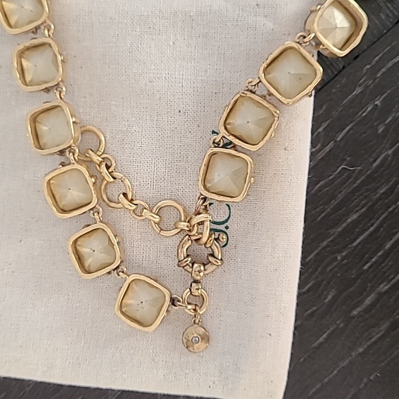 J. Crew Square Crystal Necklace - Picture 3 of 4